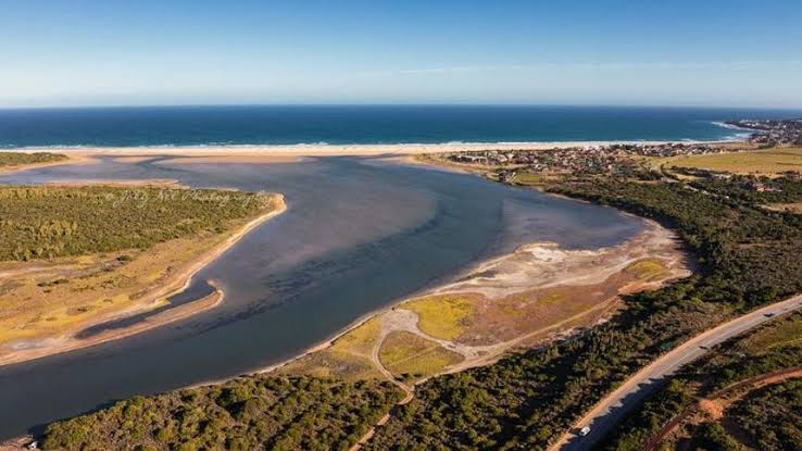 Kabeljous Lagoon aerial view